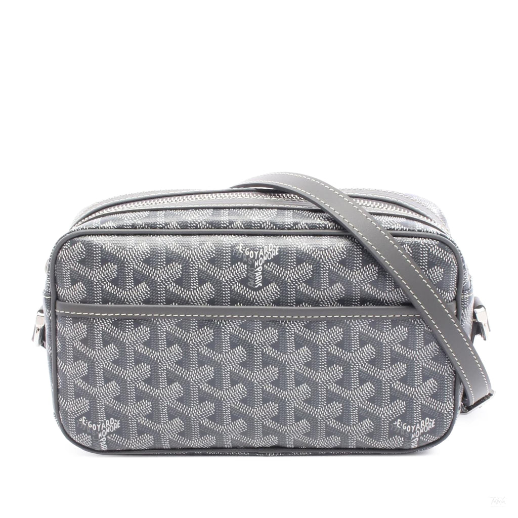 Second hand Goyard Cap-Vert PM Canvas Crossbody Grey - Tabita Bags