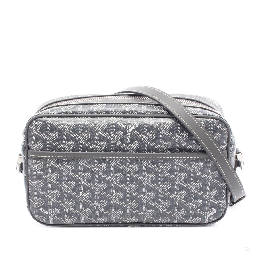 Second hand Goyard Cap-Vert PM Canvas Crossbody Grey - Tabita Bags