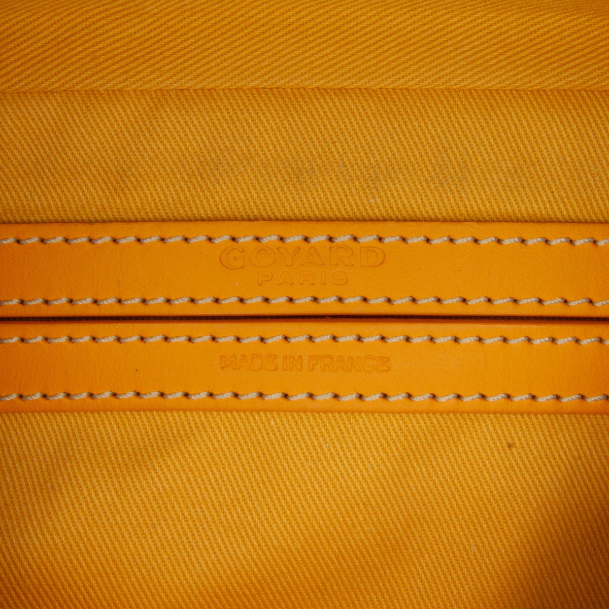 Second hand Goyard Cap - Vert PM Canvas Crossbody Yellow - Tabita Bags