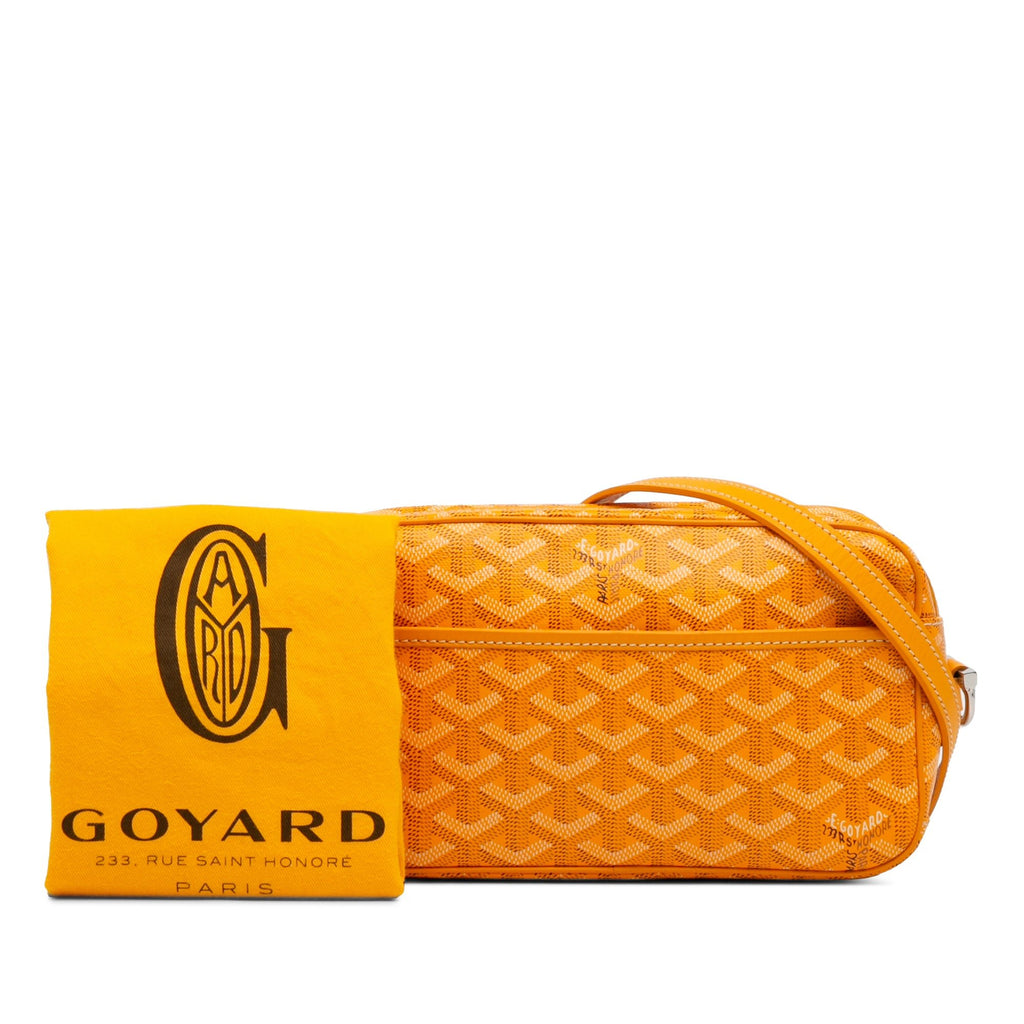 Second hand Goyard Cap - Vert PM Canvas Crossbody Yellow - Tabita Bags