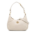 Second hand Gucci Aphrodite Small Leather 2 - Ways Hobo Shoulder Bag White - Tabita Bags