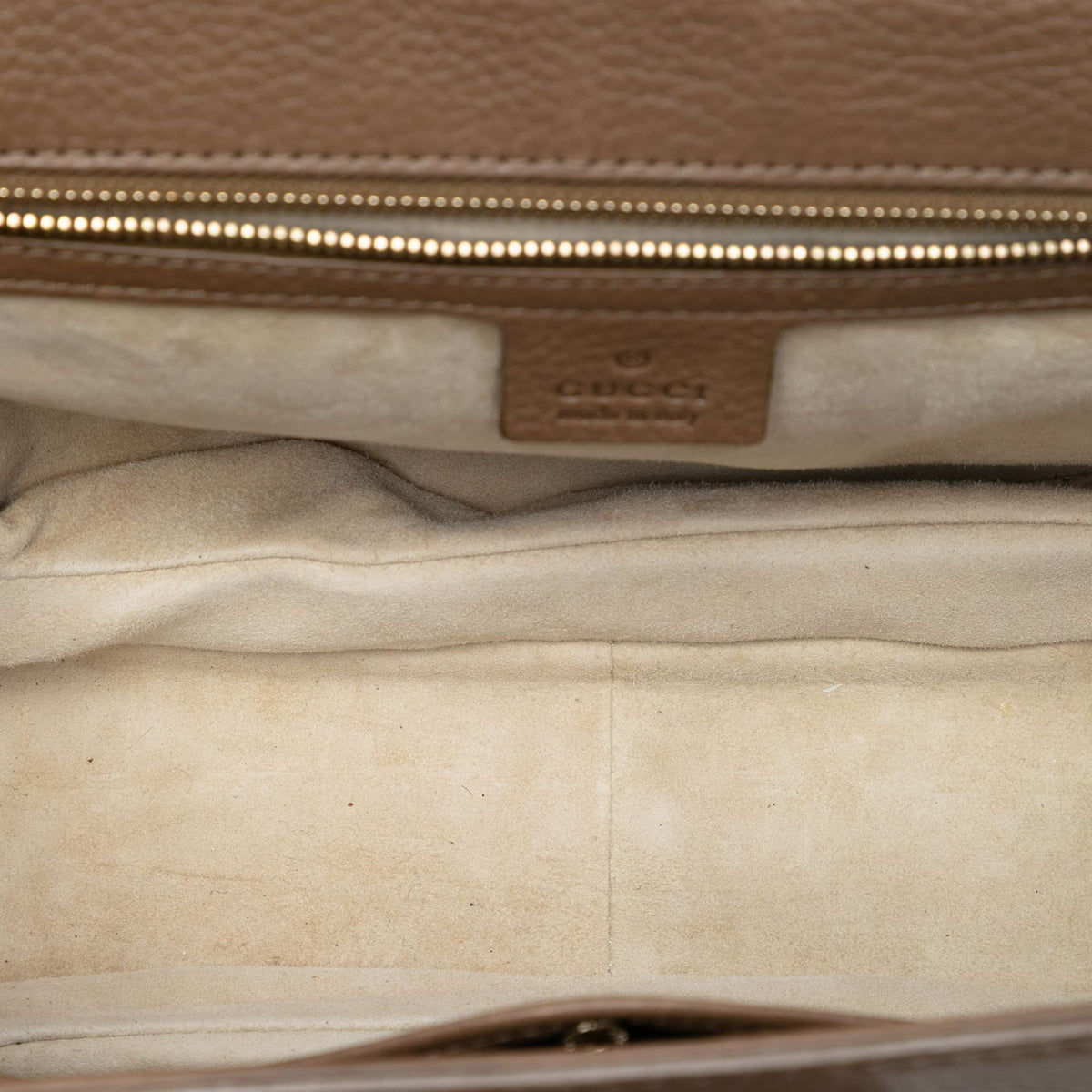 Second hand Gucci Bamboo Medium Leather Top - handle Handbag Brown - Tabita Bags