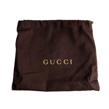 Second hand Gucci Blondie Mini Exotic Leather Flap Crossbody Beige x brown - Tabita Bags