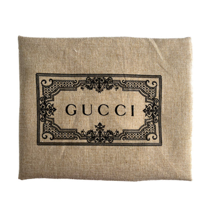 Second hand Gucci Blondie Small Leather Hobo Handbag Taupe - Tabita Bags