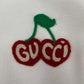 Second hand Gucci Cherry Logo Polyester & Cotton Tracksuit Off - white - Tabita Bags