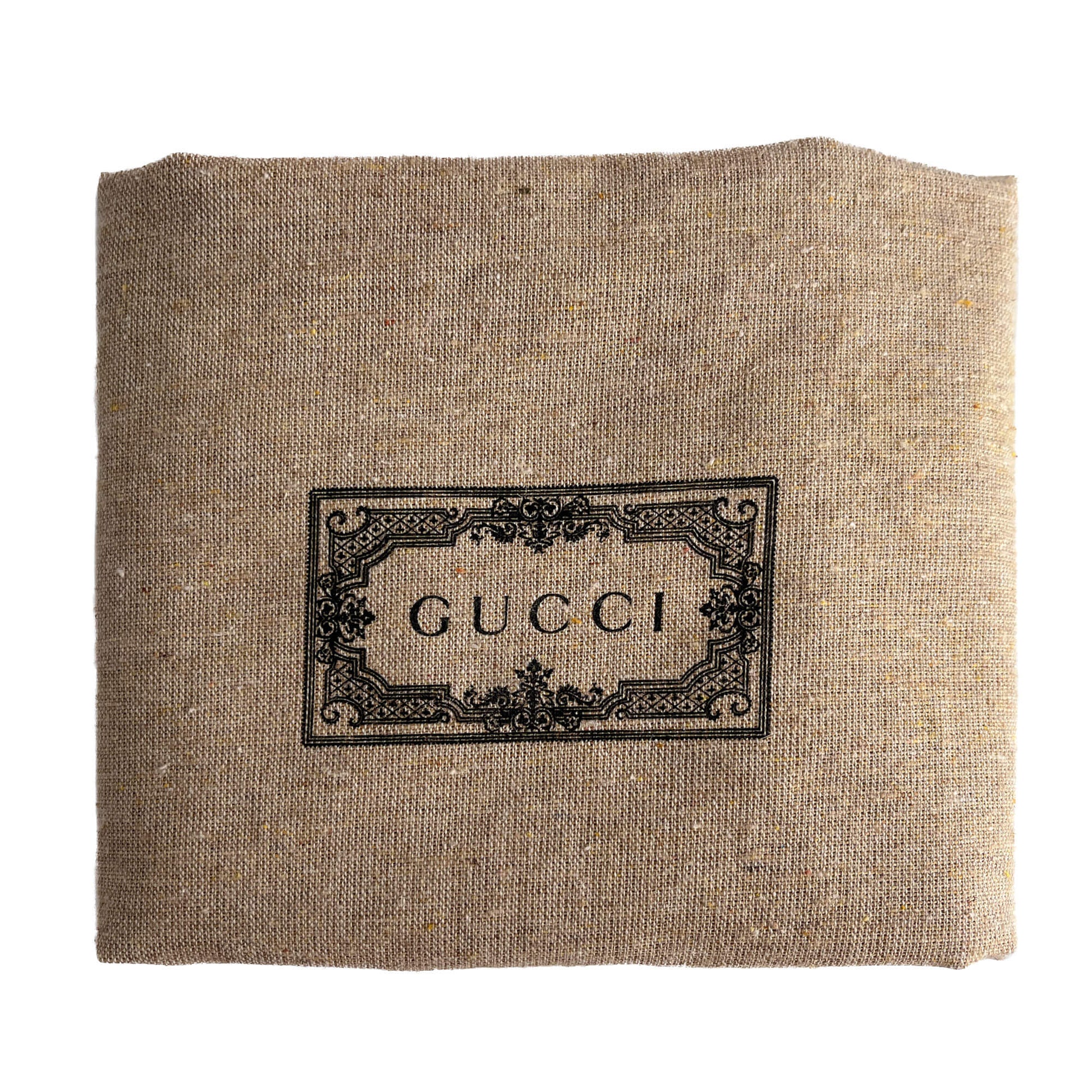 Second hand Gucci Deco Mini Leather Matelassé Flap Crossbody Dark Beige - Tabita Bags