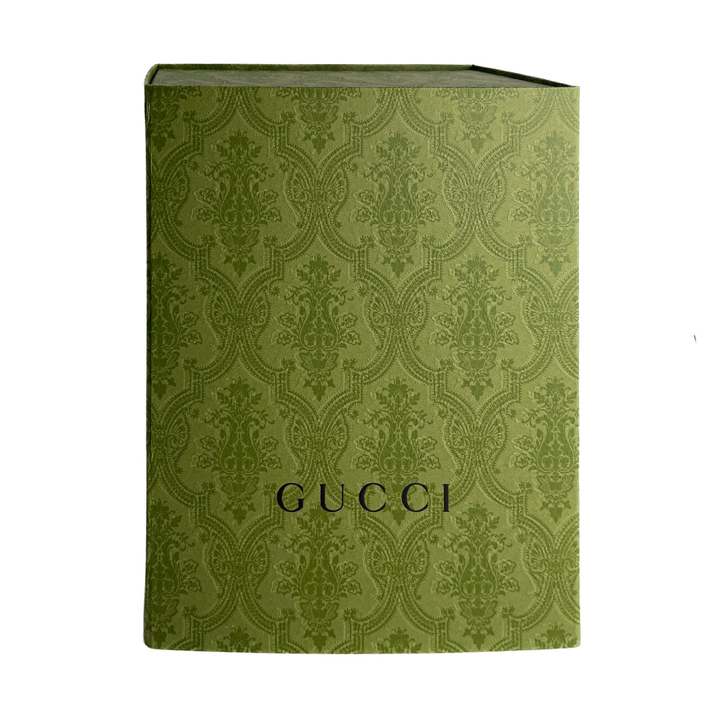 Second hand Gucci Deco Mini Leather Matelassé Flap Crossbody Dark Beige - Tabita Bags