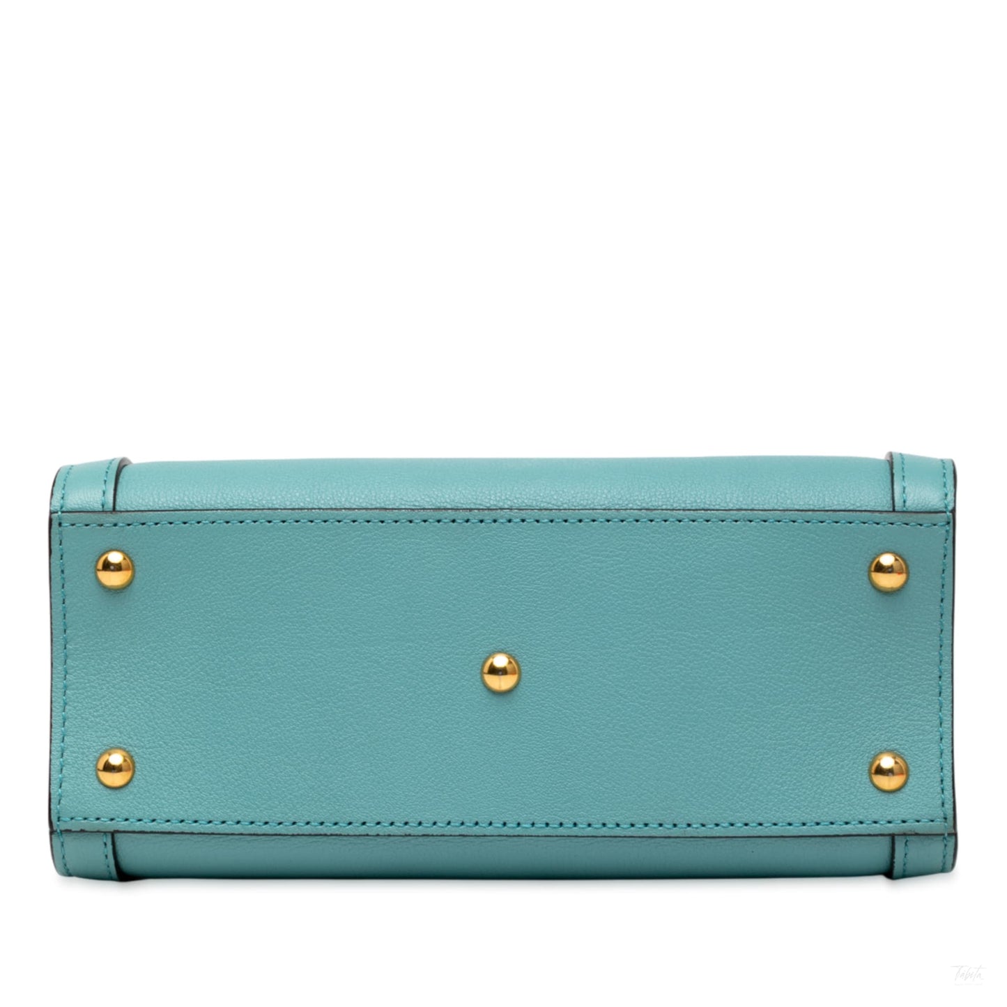 Second hand Gucci Diana Mini Leather Tote Handbag Blue - Tabita Bags