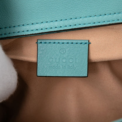 Second hand Gucci Diana Mini Leather Tote Handbag Blue - Tabita Bags