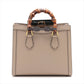 Second hand Gucci Diana Small Leather Tote Bag Grey - Tabita Bags