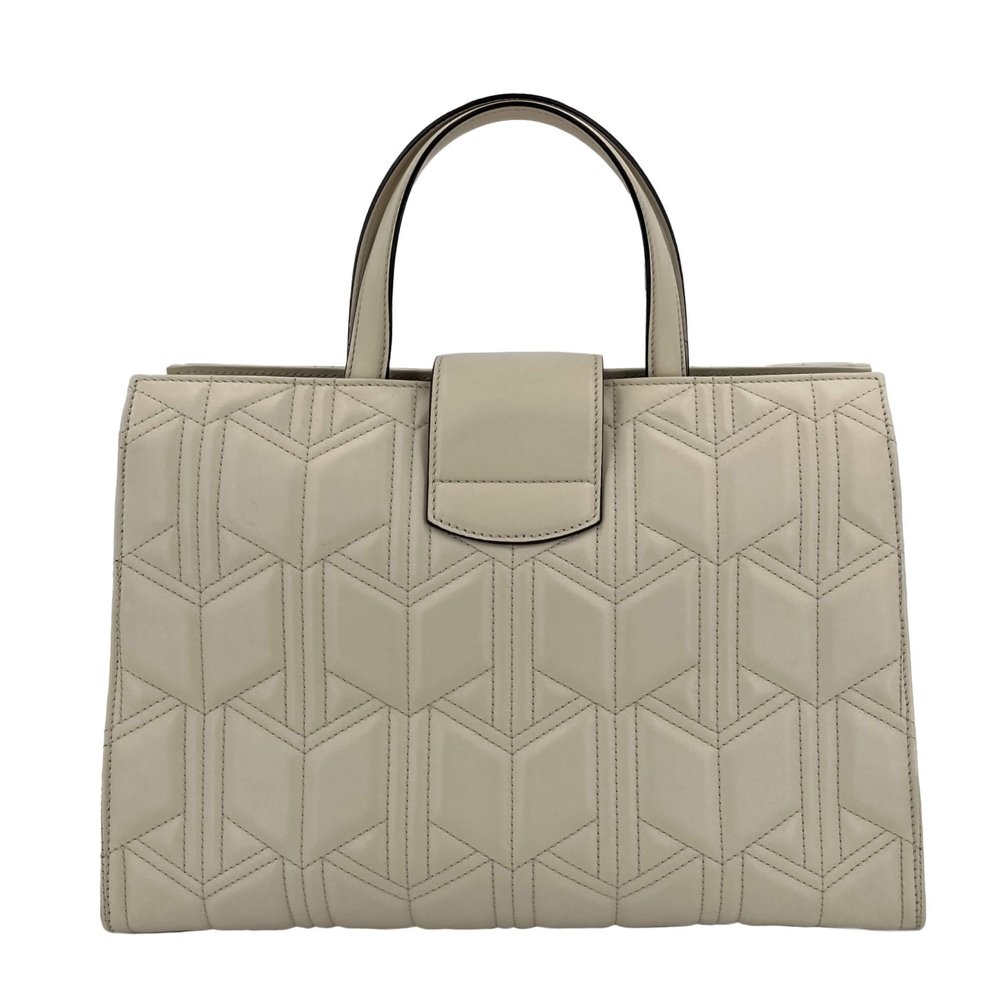 Second hand Gucci Dionysus Large Leather 3 - Ways Tote Shoulder Bag Off - white - Tabita Bags