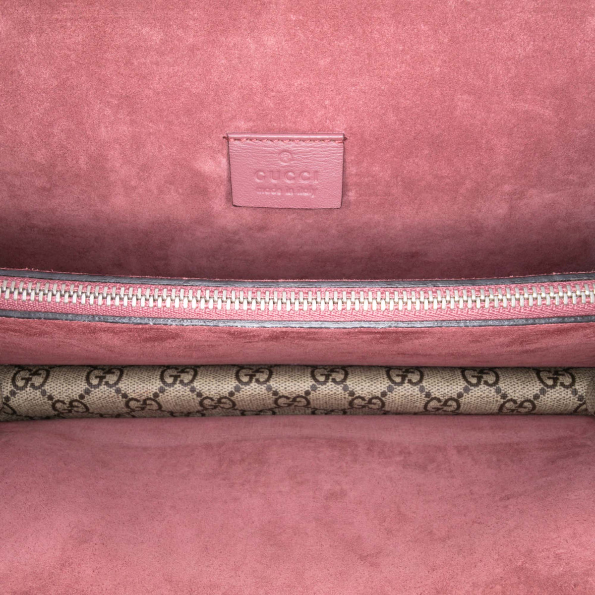 Second hand Gucci Dionysus Medium Canvas Blooms GG Flap Handbag Brown - Tabita Bags