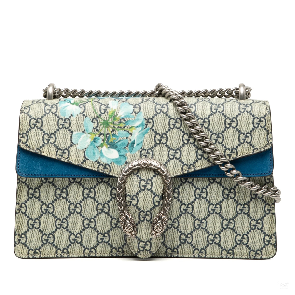 Second hand Gucci Dionysus Medium Canvas Blooms GG Flap Handbag GG Supreme - Tabita Bags