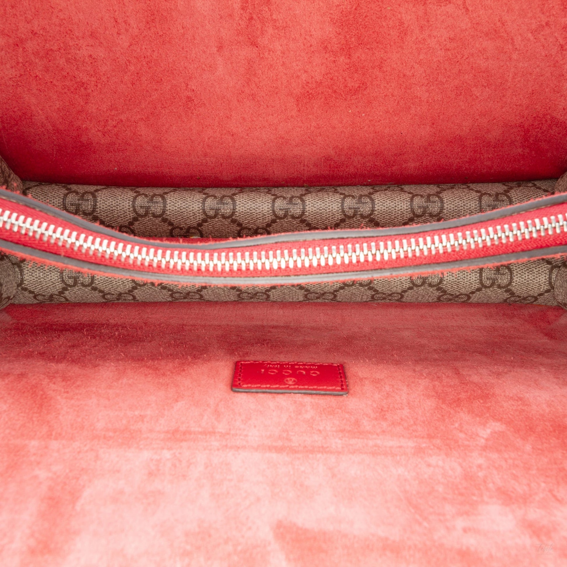 Second hand Gucci Dionysus Medium Canvas Flap Handbag GG Supreme - Tabita Bags