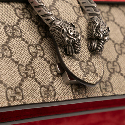 Second hand Gucci Dionysus Medium Canvas Flap Handbag GG Supreme - Tabita Bags