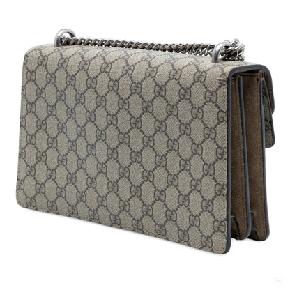 Second hand Gucci Dionysus Medium Canvas Flap Handbag GG Supreme - Tabita Bags