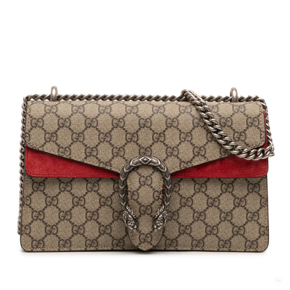 Second hand Gucci Dionysus Medium Canvas Flap Handbag GG Supreme - Tabita Bags