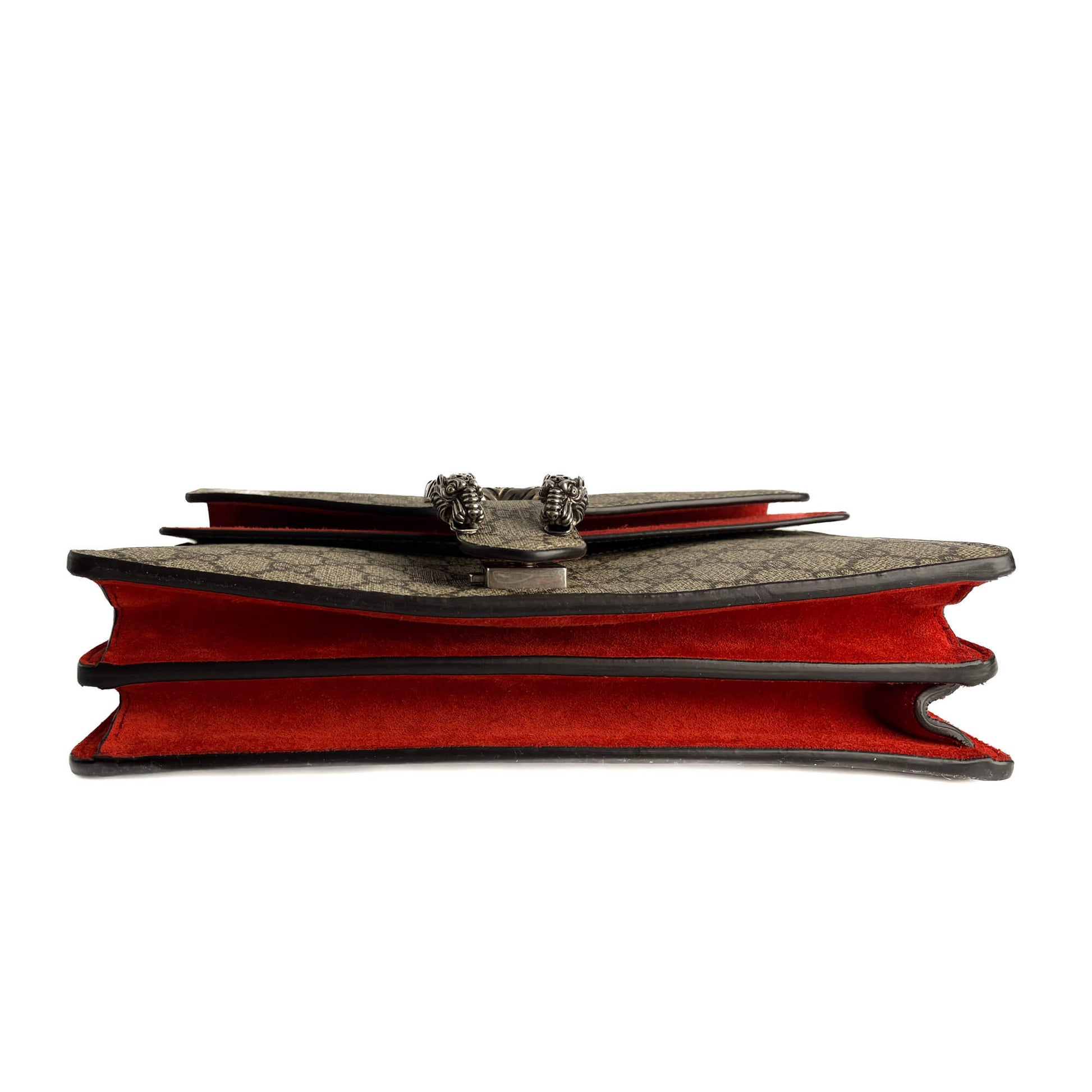 Second hand Gucci Dionysus Medium Canvas Flap Handbag GG Supreme - Tabita Bags