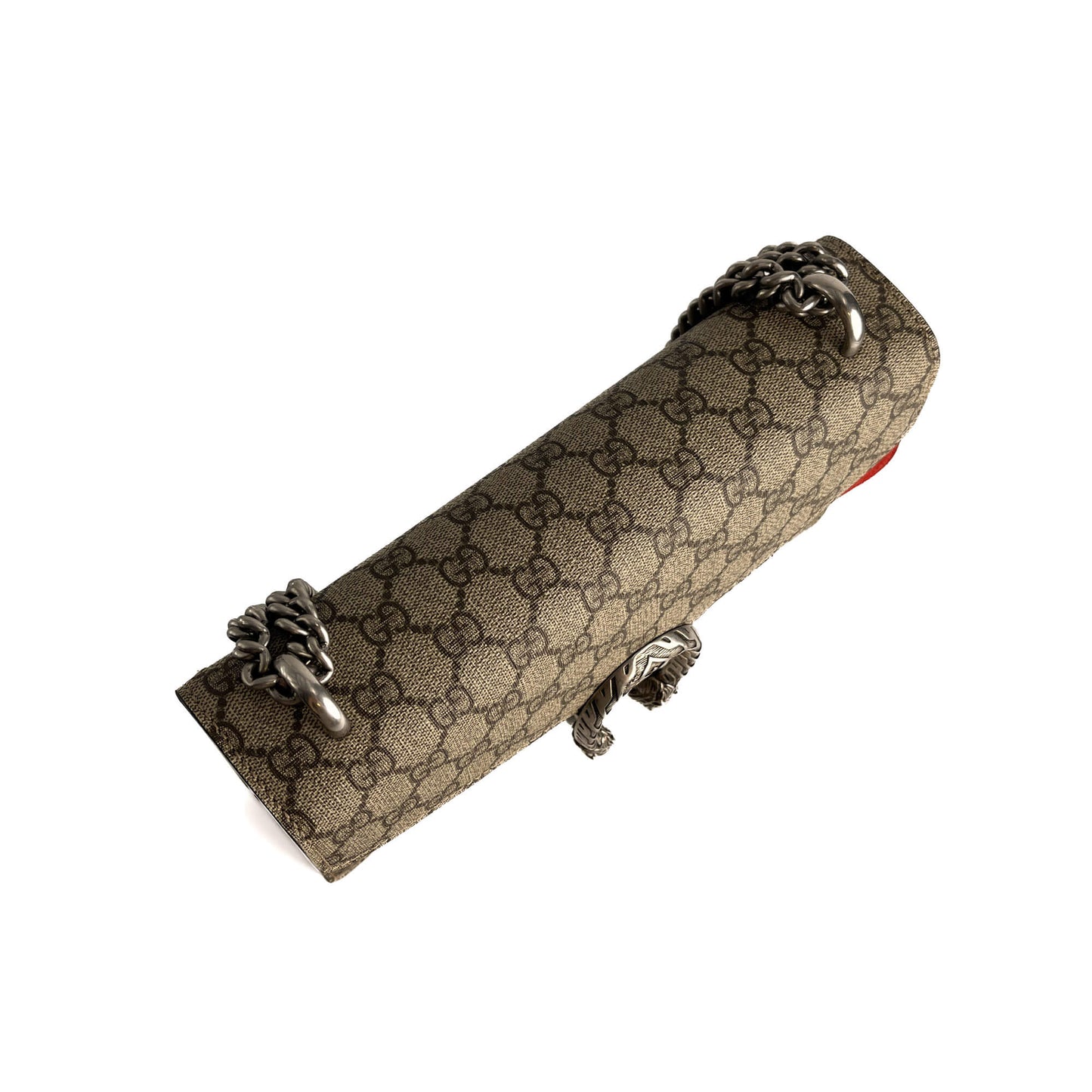 Second hand Gucci Dionysus Medium Canvas Flap Handbag GG Supreme - Tabita Bags