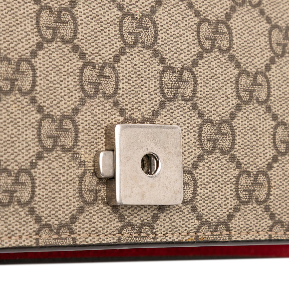 Second hand Gucci Dionysus Medium Canvas Flap Handbag GG Supreme - Tabita Bags
