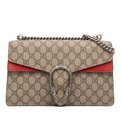 Second hand Gucci Dionysus Medium Canvas Flap Handbag GG Supreme - Tabita Bags