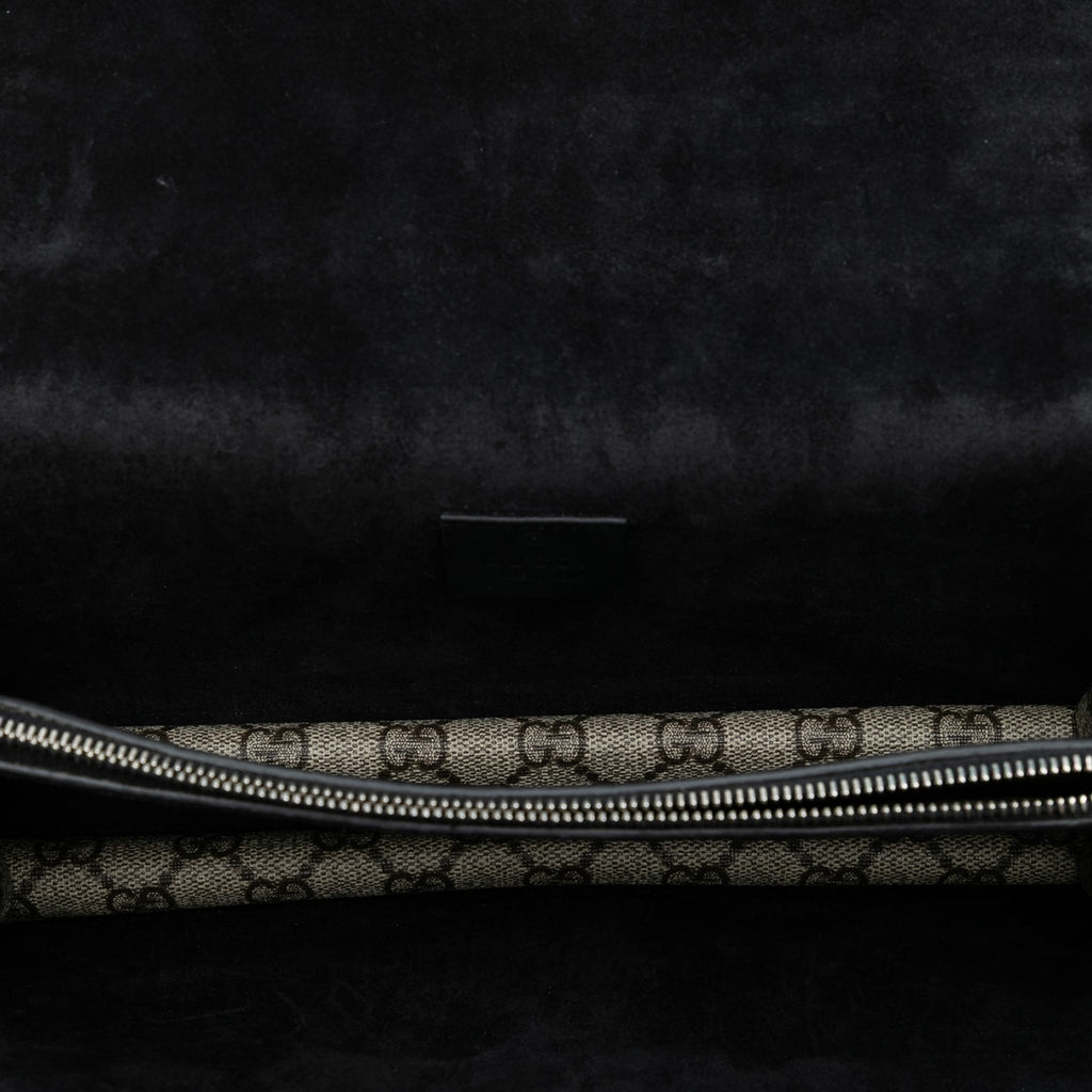 Second hand Gucci Dionysus Medium Canvas Flap Handbag GG Supreme - Tabita Bags