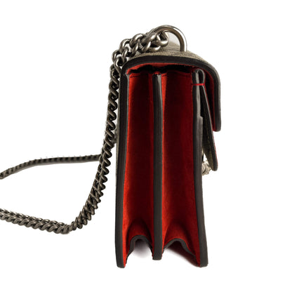 Second hand Gucci Dionysus Medium Canvas Flap Handbag GG Supreme - Tabita Bags