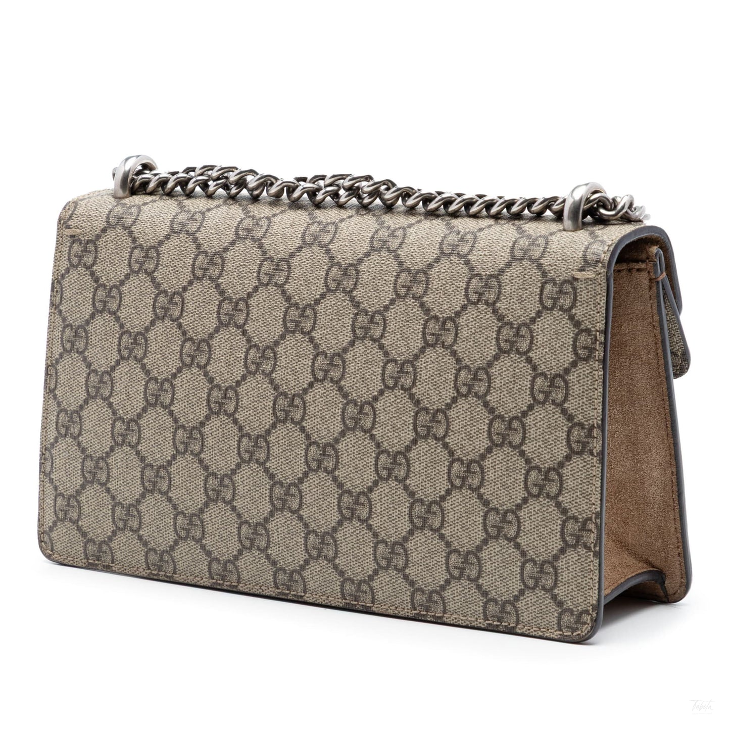 Second hand Gucci Dionysus Medium Canvas Flap Handbag GG Supreme - Tabita Bags