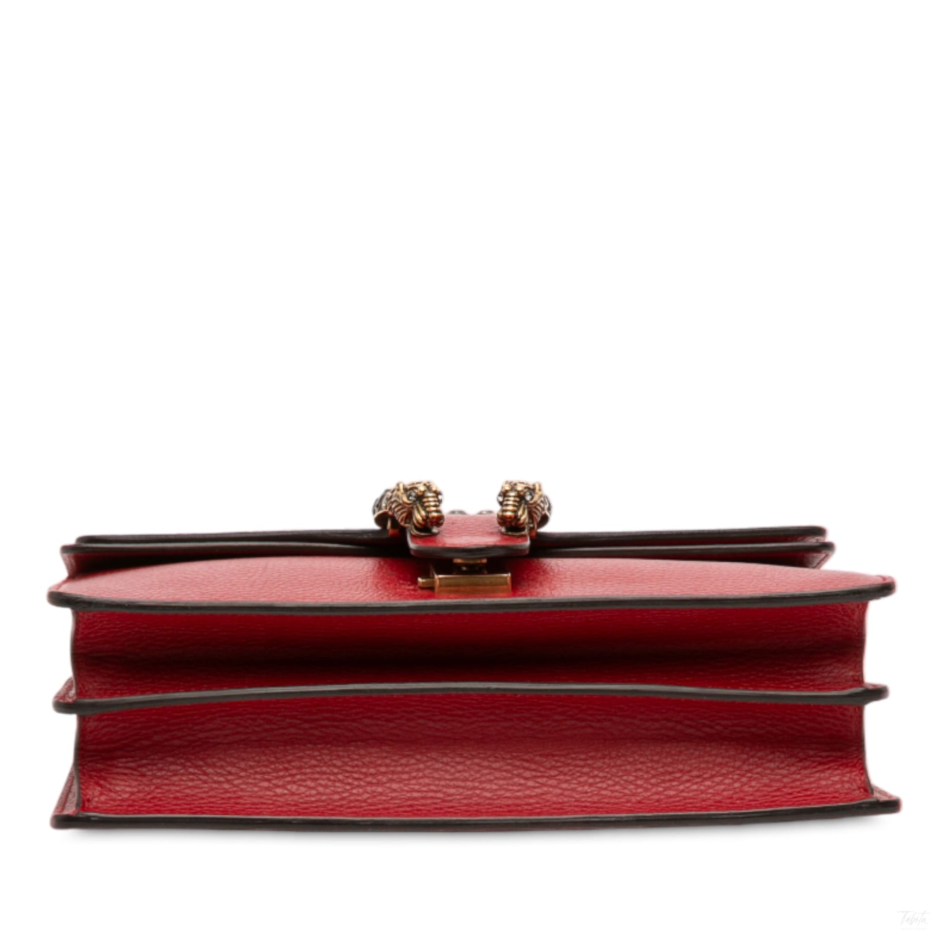 Second hand Gucci Dionysus Medium Leather Flap Handbag Red - Tabita Bags