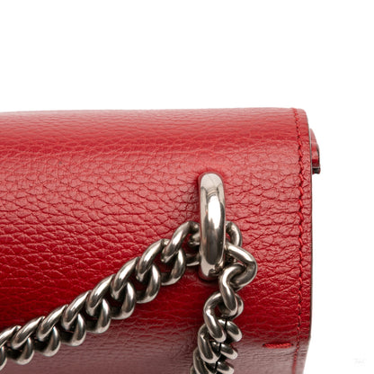 Second hand Gucci Dionysus Medium Leather Flap Handbag Red - Tabita Bags