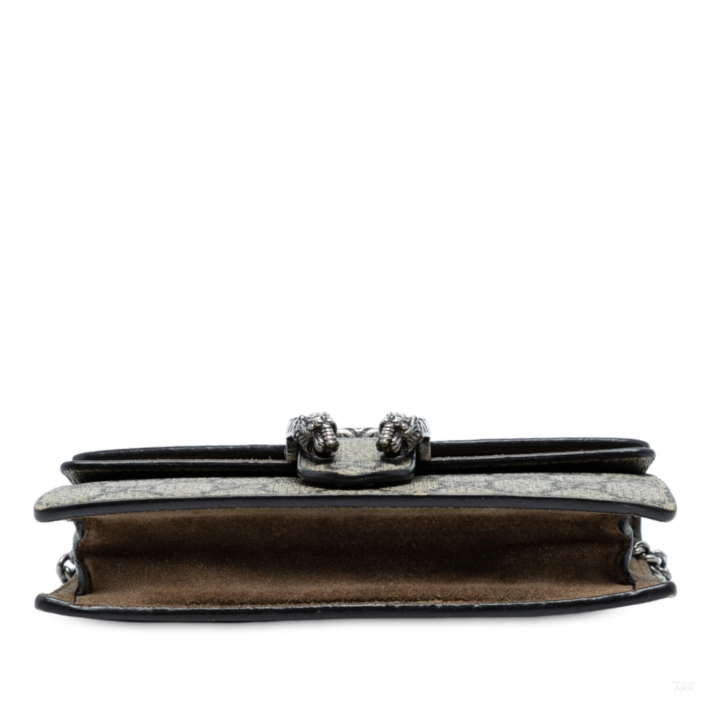 Second hand Gucci Dionysus Mini Canvas Flap Crossbody GG Supreme - Tabita Bags