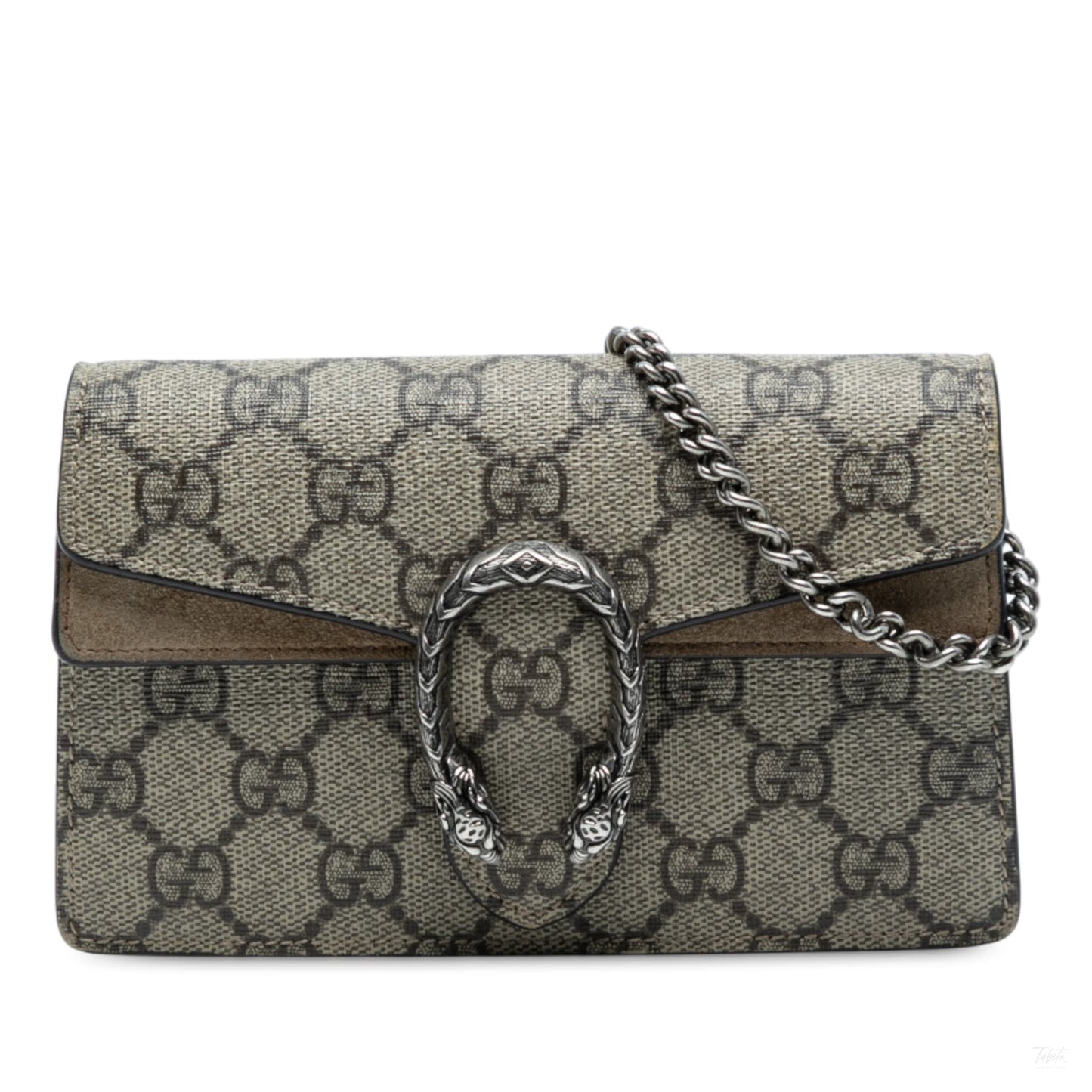 Second hand Gucci Dionysus Mini Canvas Flap Crossbody GG Supreme - Tabita Bags