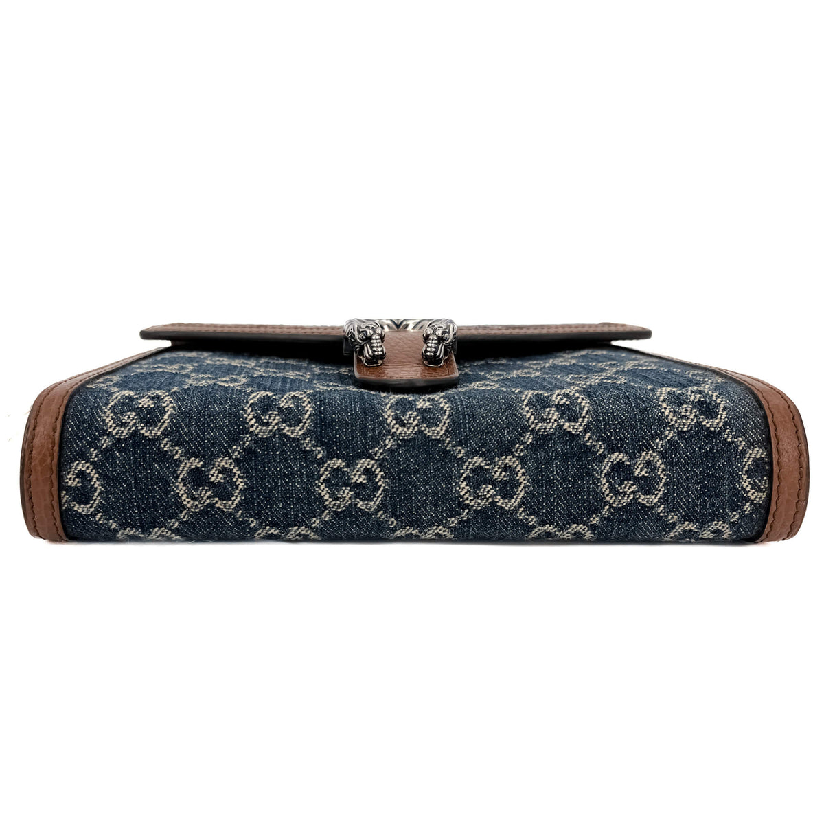 Second hand Gucci Dionysus Mini Denim 2 - Ways Wallet on Chain Handbag GG Supreme - Tabita Bags