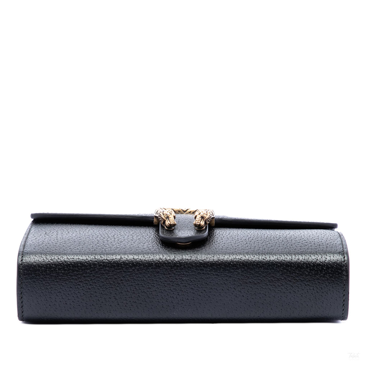 Second hand Gucci Dionysus Mini Leather Wallet on Chain Handbag Black - Tabita Bags