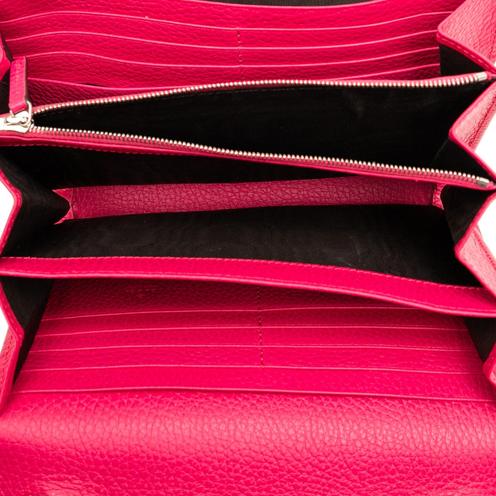 Second hand Gucci Dionysus Mini Leather Wallet on Chain Handbag Pink - Tabita Bags