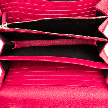 Second hand Gucci Dionysus Mini Leather Wallet on Chain Handbag Pink - Tabita Bags