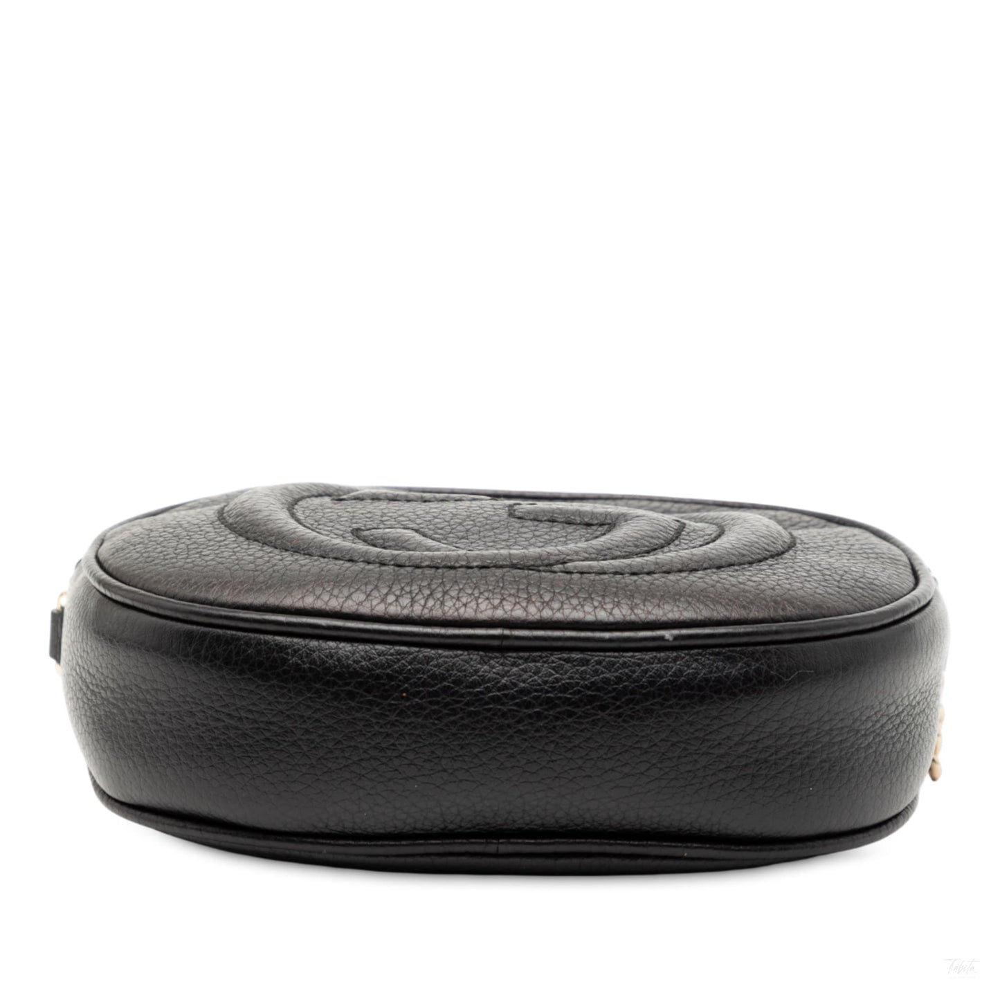 Second hand Gucci Disco Soho Leather Camera Crossbody Black - Tabita Bags