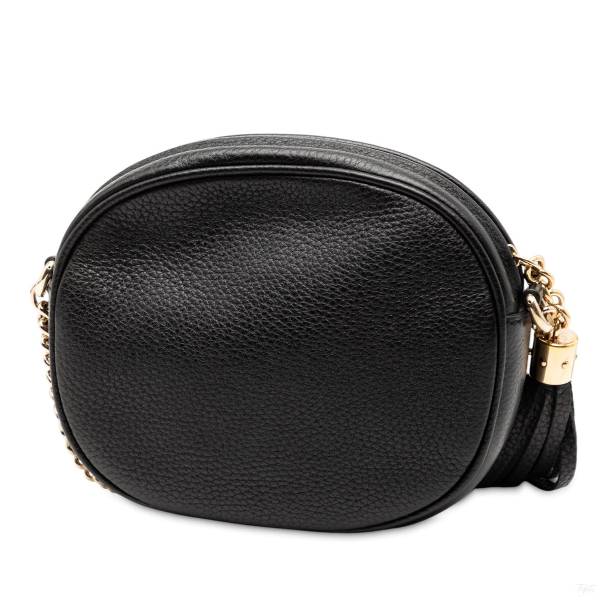 Second hand Gucci Disco Soho Leather Camera Crossbody Black - Tabita Bags