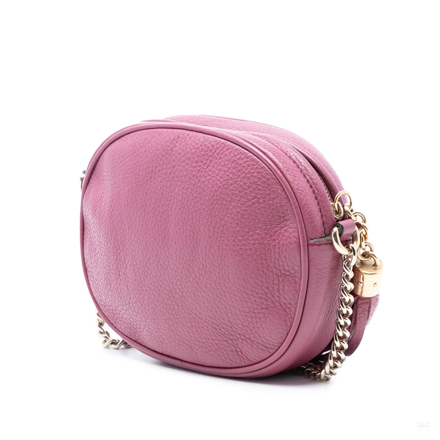 Second hand Gucci Disco Soho Leather Camera Crossbody Pink - Tabita Bags