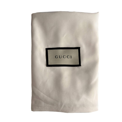 Second hand Gucci Disco Soho Leather Oval Camera Crossbody Dark Beige - Tabita Bags