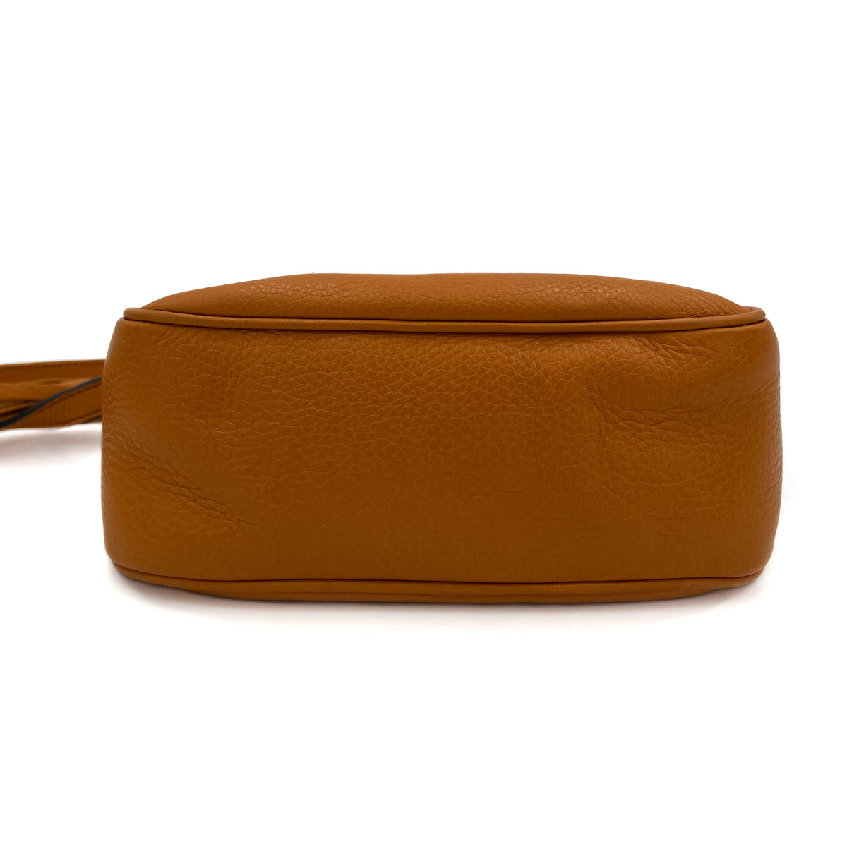 Second hand Gucci Disco Soho Rectangular Leather Camera Crossbody Orange - Tabita Bags