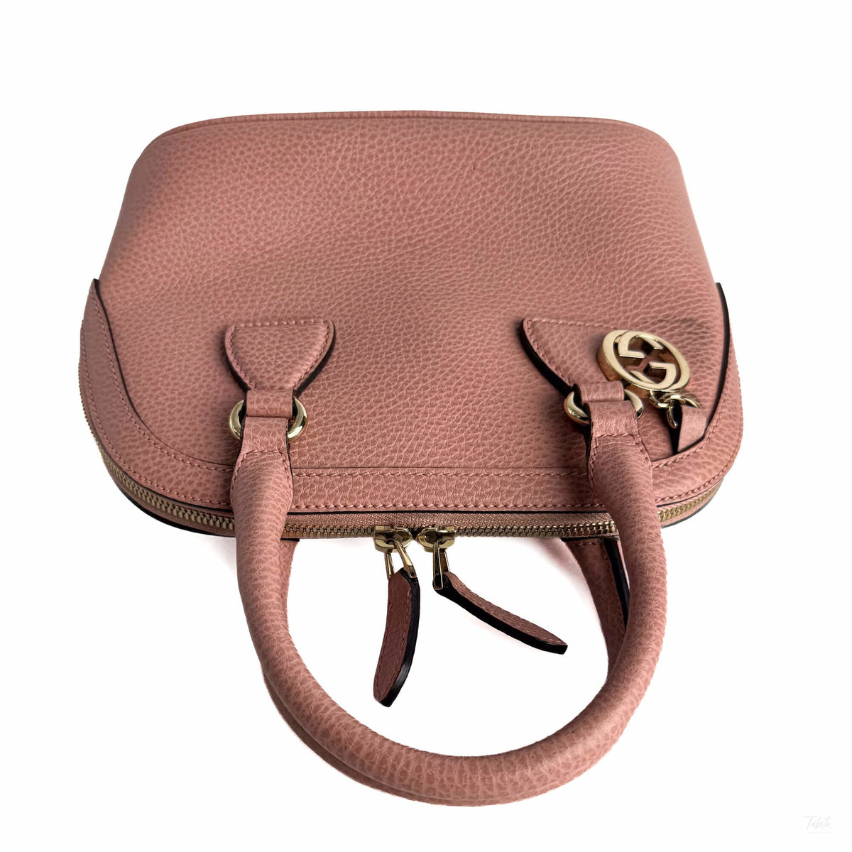 Second hand Gucci Dome Calf leather Leather Trunk Crossbody Pink - Tabita Bags