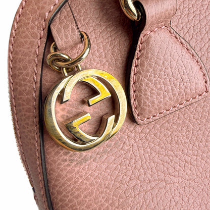 Second hand Gucci Dome Calf leather Leather Trunk Crossbody Pink - Tabita Bags