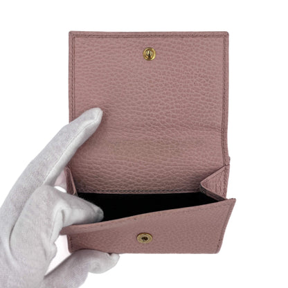 Second hand Gucci GG Marmont Leather Envelope Wallet Pink - Tabita Bags