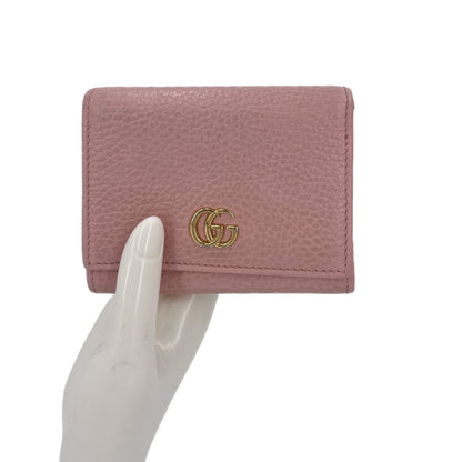 Second hand Gucci GG Marmont Leather Envelope Wallet Pink - Tabita Bags