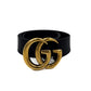 Second hand Gucci GG Marmont Leather Wide Belt 90/36 Black - Tabita Bags