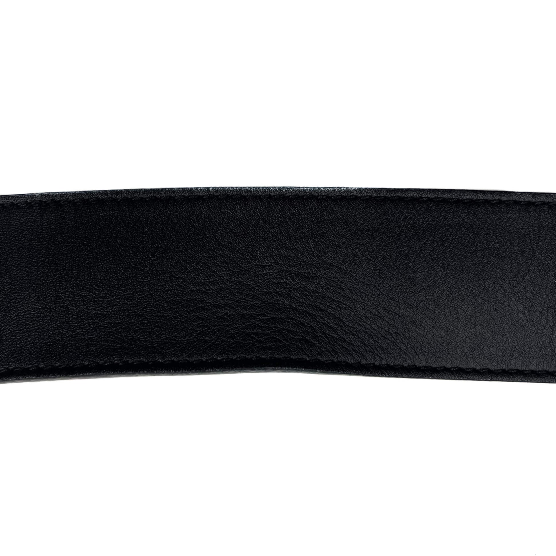 Second hand Gucci GG Marmont Leather Wide Belt 90/36 Black - Tabita Bags