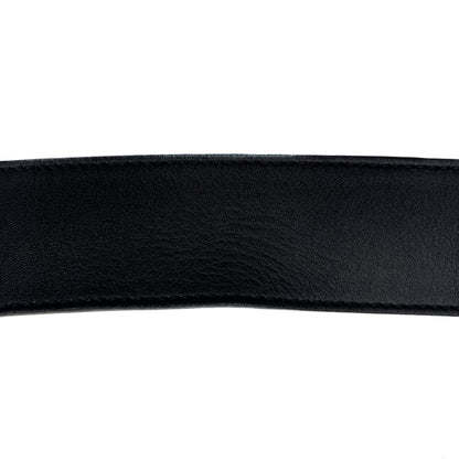 Second hand Gucci GG Marmont Leather Wide Belt 90/36 Black - Tabita Bags