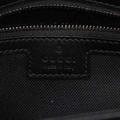 Second hand Gucci GG Marmont Medium Leather Chevron Flap Shoulder Bag Black - Tabita Bags