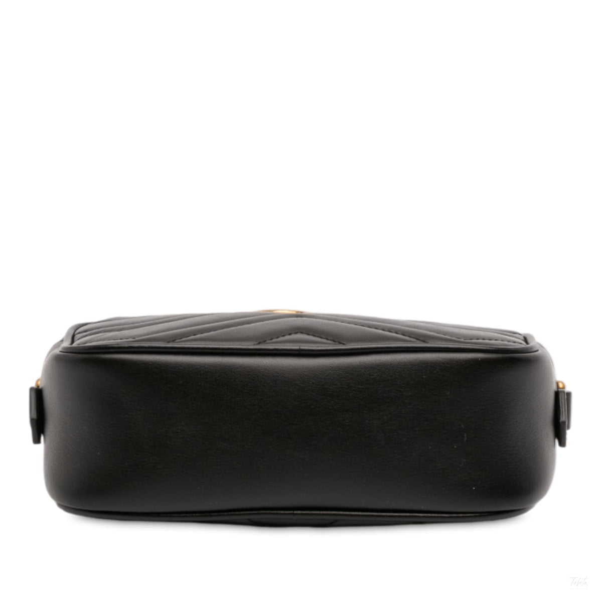 Second hand Gucci GG Marmont Mini Matelassé Leather Camera Bag Black - Tabita Bags